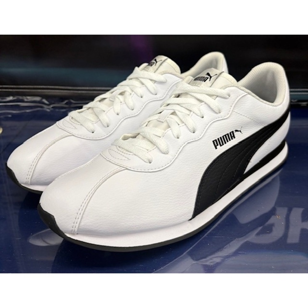 Puma Turin 2 White Black 366962-04 Mens casual athletic sneakers size 12